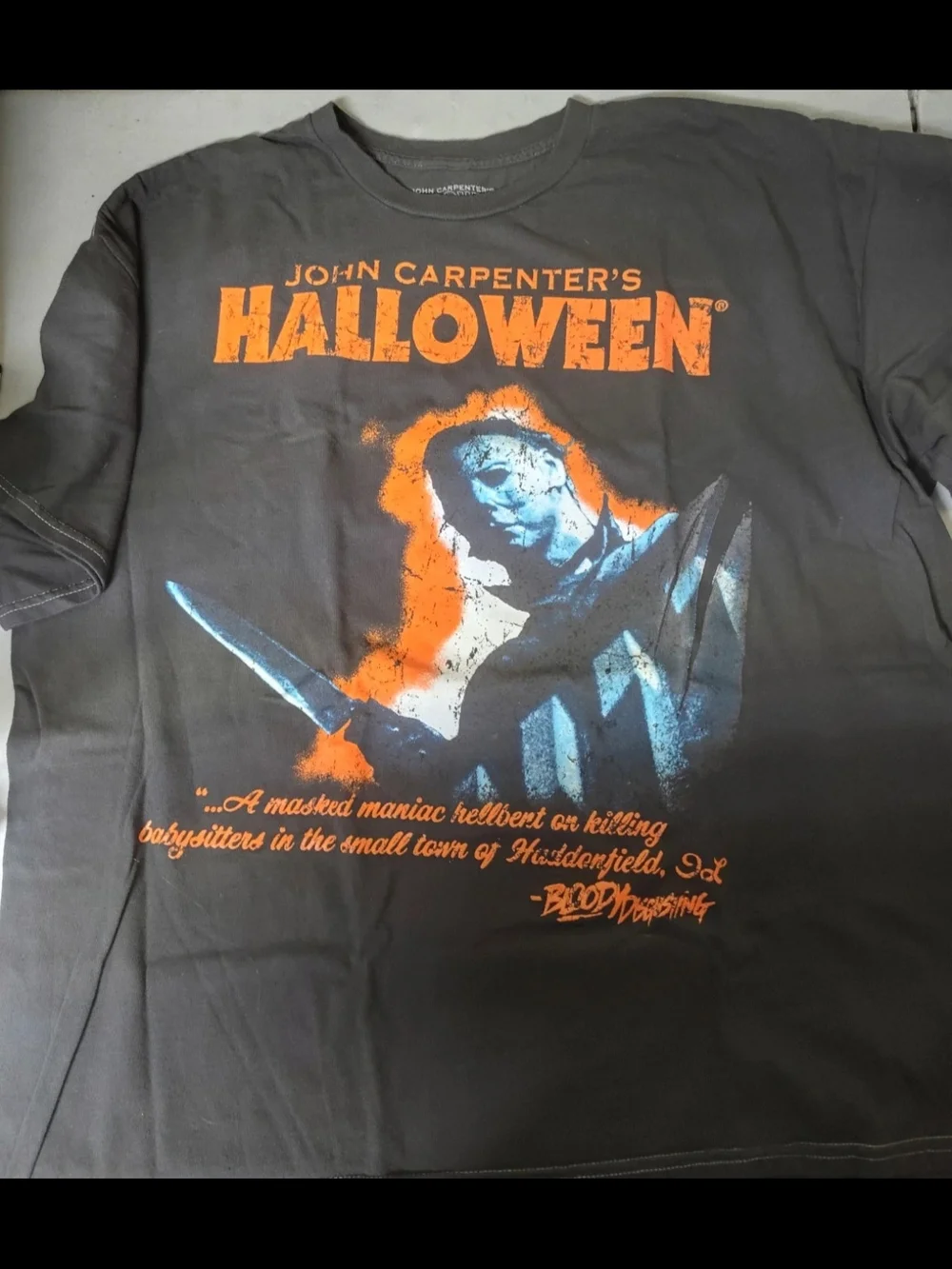 Bloody  Disgusting John Carpenter's Halloween Graphic Tee -